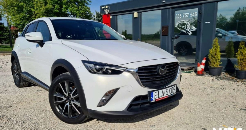 Mazda CX-3 cena 63900 przebieg: 175000, rok produkcji 2015 z Chociwel małe 781